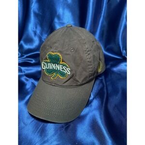 Guinness Cap Solid Hook/loop Back Baseball Hat 1759 Official Merchandise